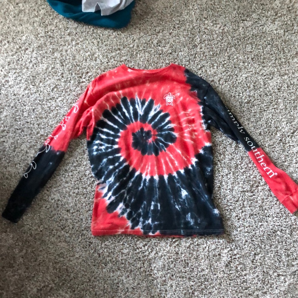Tie dye, simply southern long sleeve.